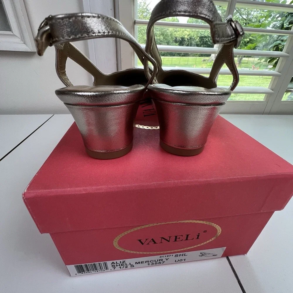 Van Eli Vaneli Aliz  Shell Mercury Slingback Women's Shoes Size 7.5S New In Box